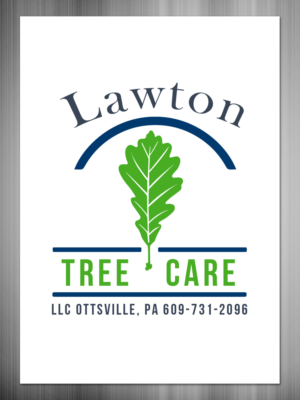 Lawton Tree Care  Ottsville, PA   609-731-2096 | Logo Design by TSU Creations