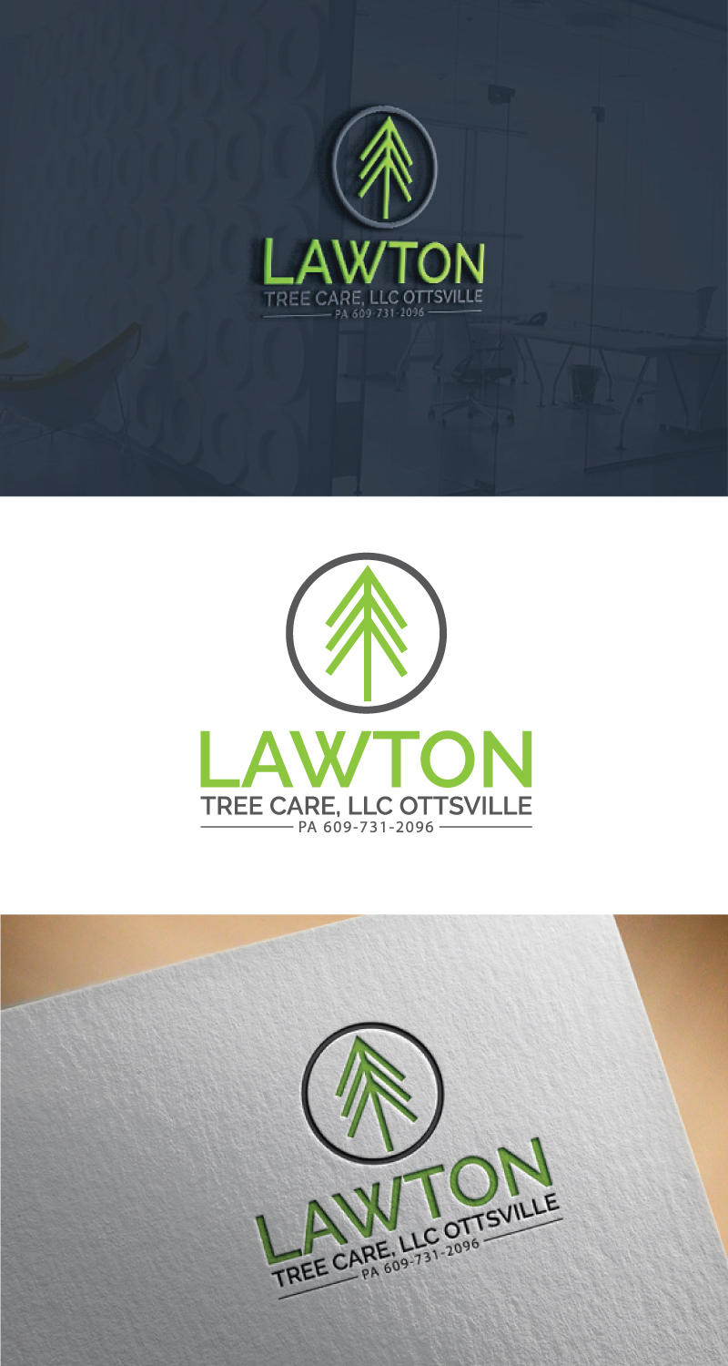 Logo Design by @m for Lawton Tree Care, LLC | Design #18607439