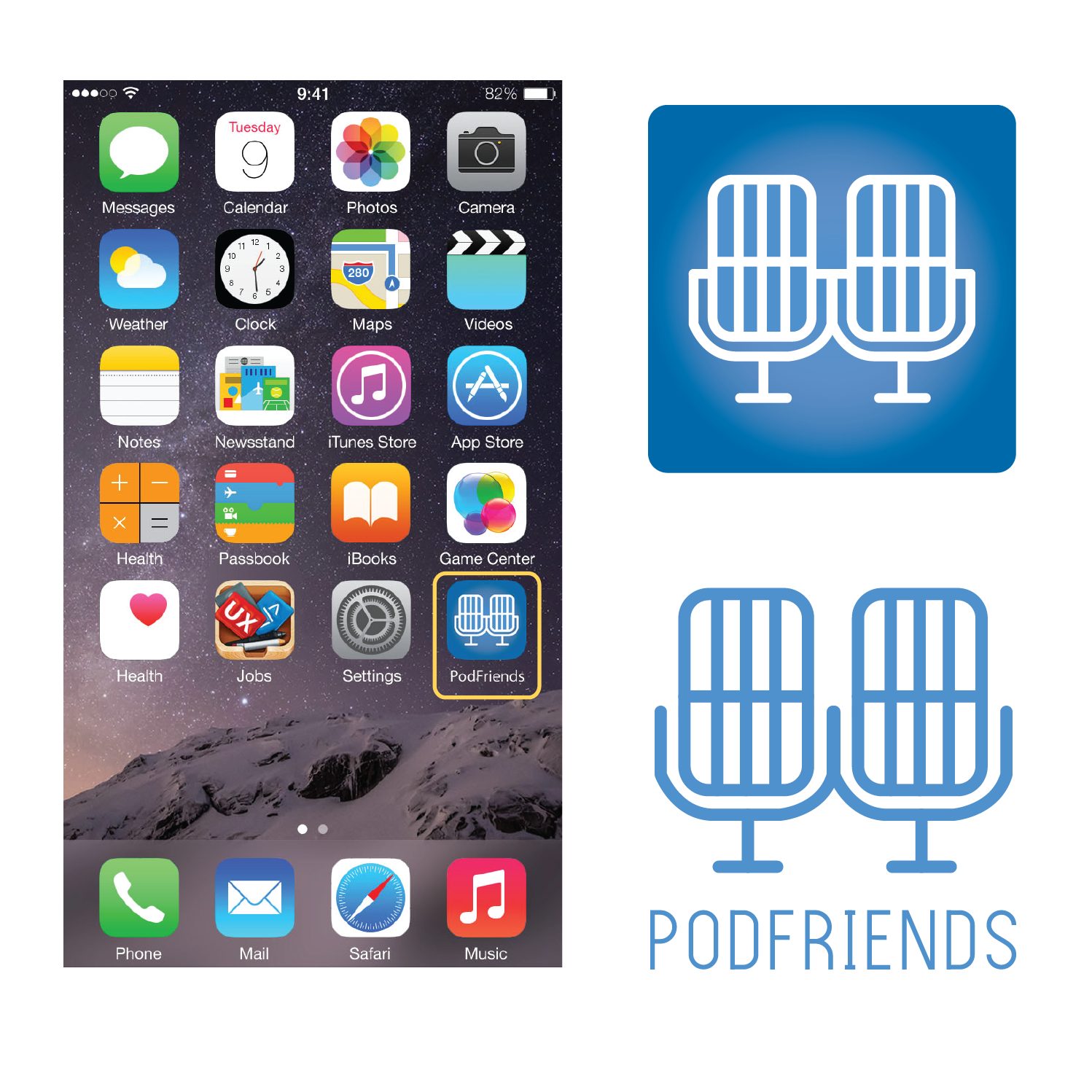 Logo Design by laliconk for PodFriends, Inc. | Design #18615669