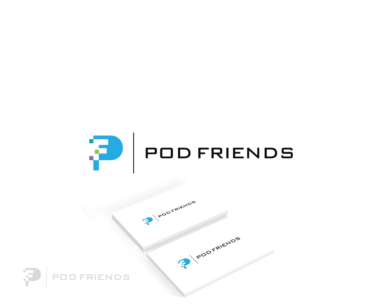 Logo Design by Atec for PodFriends, Inc. | Design #18641919