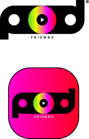 Logo Design by Pammi Sarty for PodFriends, Inc. | Design: #18636541