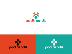 Logo Design by Slant Line Media for PodFriends, Inc. | Design: #18664025