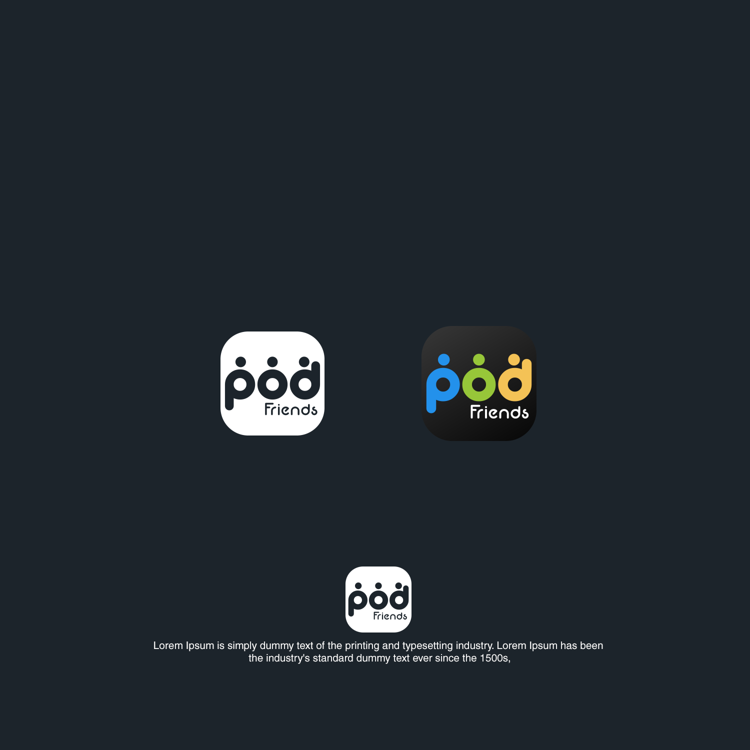 Logo Design by vramar.roy for PodFriends, Inc. | Design #18626888