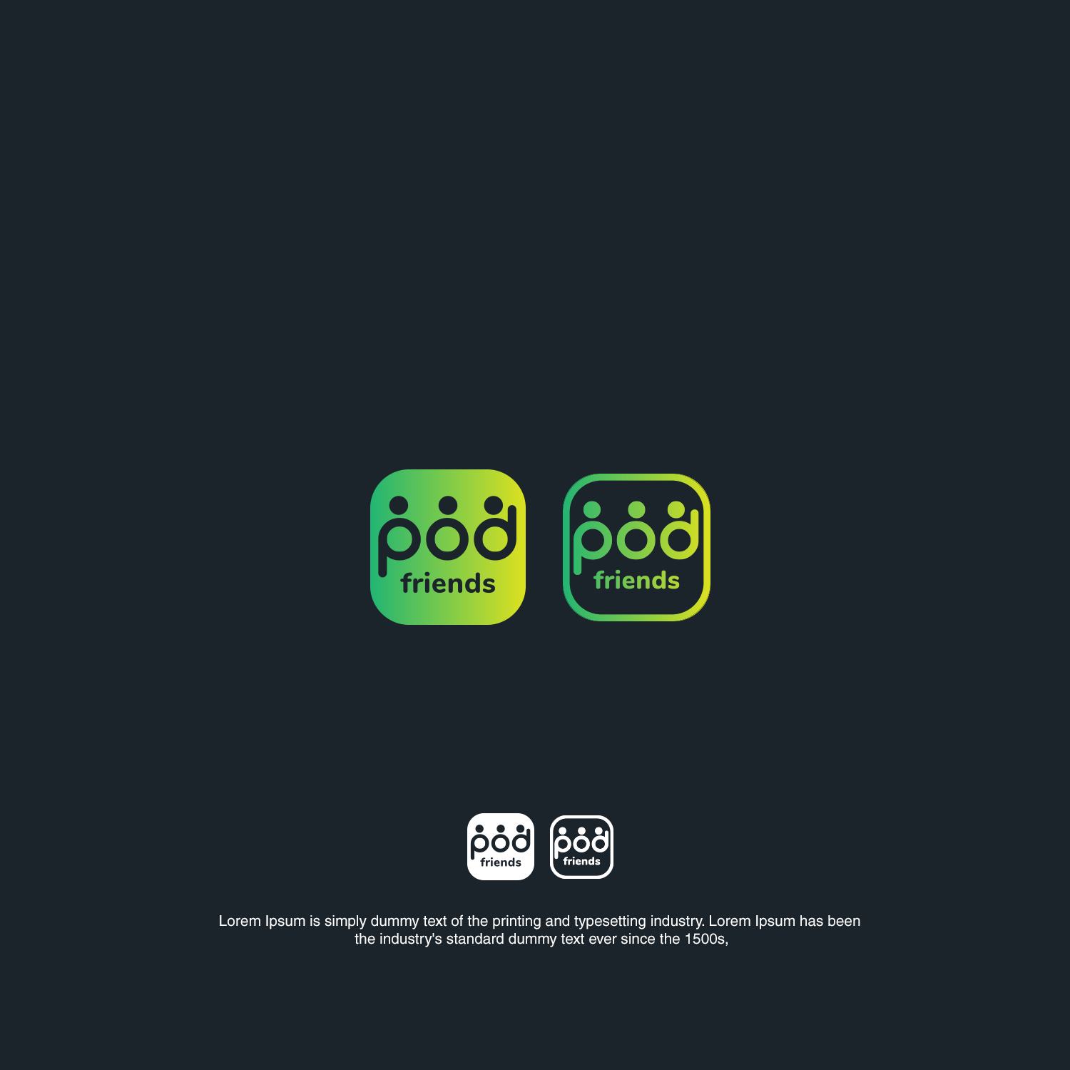 Logo Design by vramar.roy for PodFriends, Inc. | Design #18627105