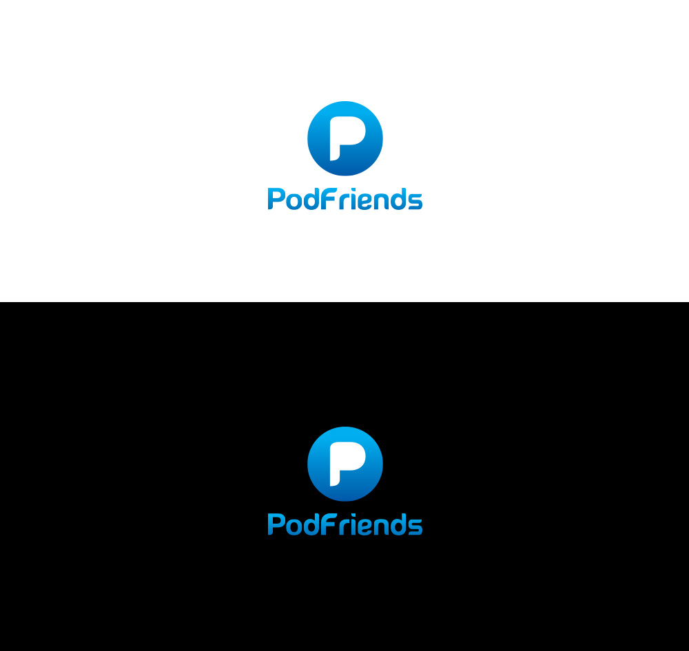 Logo Design by Deep Night for PodFriends, Inc. | Design #18611691