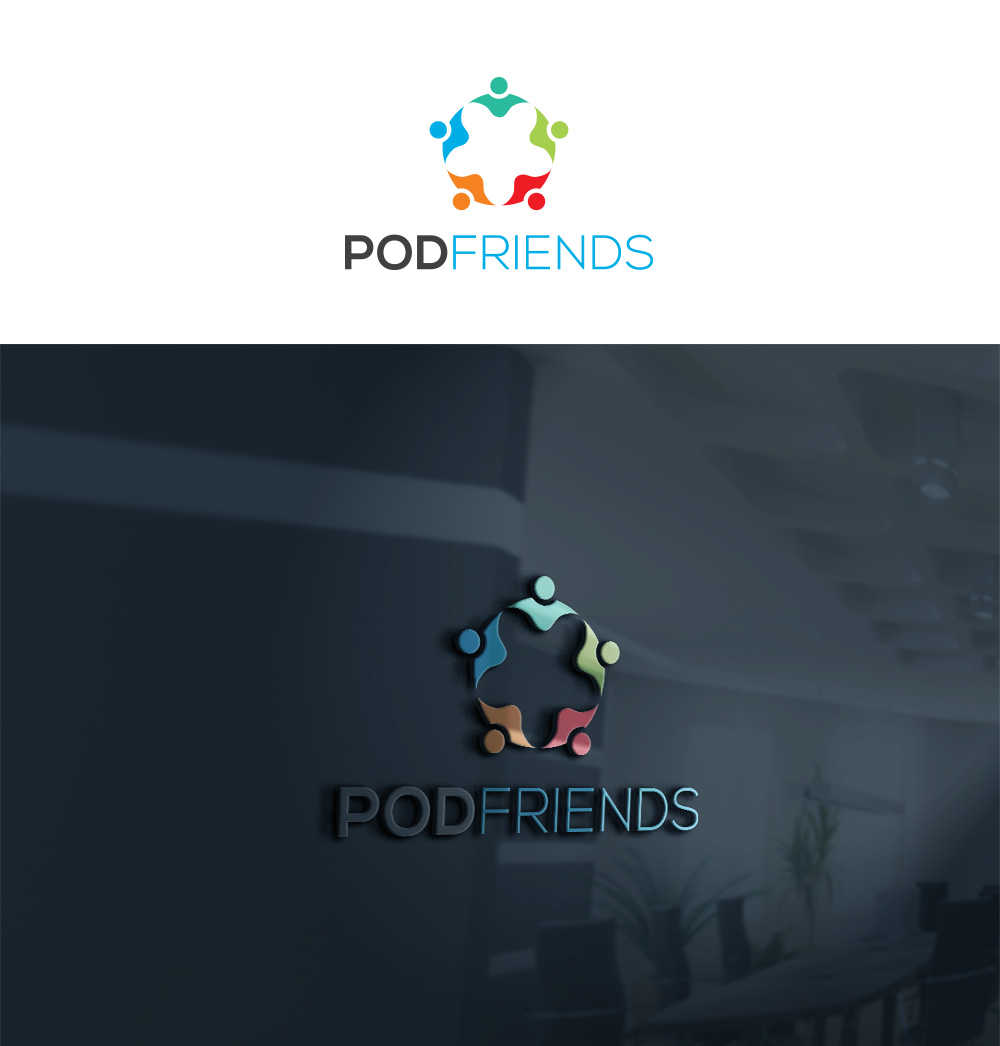 Diseño de Logo por Deep Night para PodFriends, Inc. | Diseño #18611781