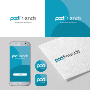 Logo Design by Lee @ LoleepopDesign for PodFriends, Inc. | Design: #18620766