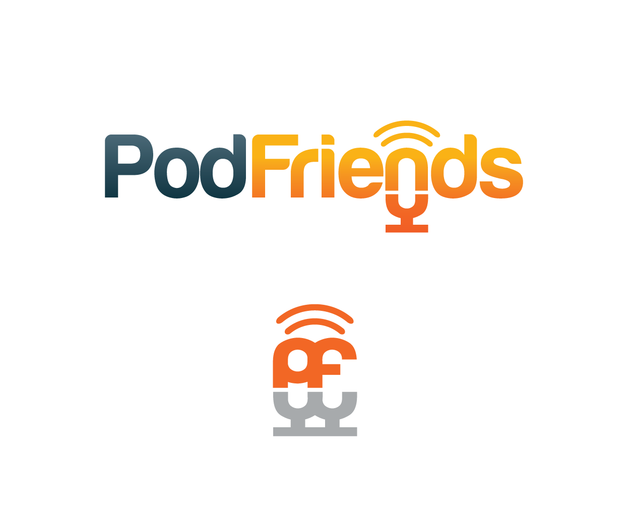 Logo Design by kimcam for PodFriends, Inc. | Design #18631080