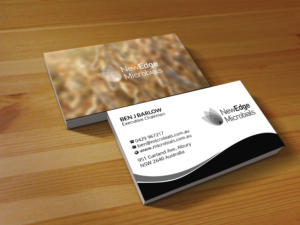 Business Card Design by Creations Box 2015 for New Edge Microbials | Design: #18627953