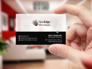 Business Card Design by Creations Box 2015 for New Edge Microbials | Design: #18627956