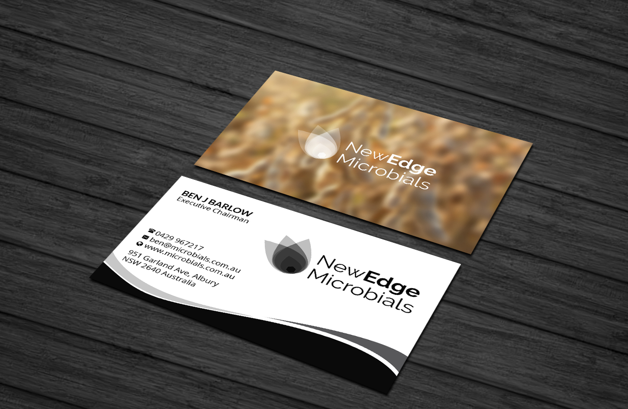 Business Card Design by Creations Box 2015 for New Edge Microbials | Design #18628097