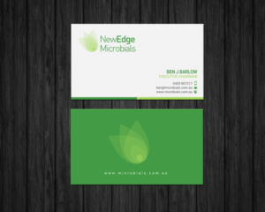 Business Card Design by chandrayaan.creative for New Edge Microbials | Design: #18614021