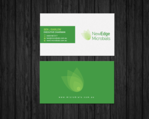 Business Card Design by chandrayaan.creative for New Edge Microbials | Design: #18614024
