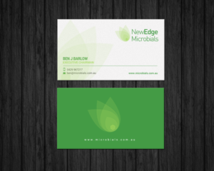 Business Card Design by chandrayaan.creative for New Edge Microbials | Design: #18614025