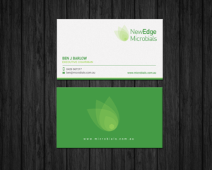 Business Card Design by chandrayaan.creative for New Edge Microbials | Design: #18614061