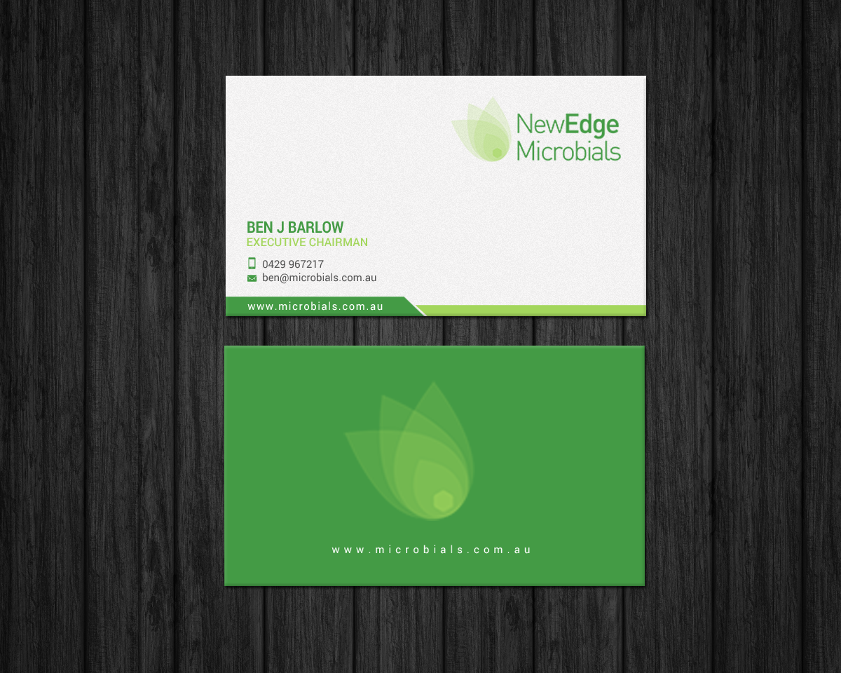Business Card Design by chandrayaan.creative for New Edge Microbials | Design #18614064