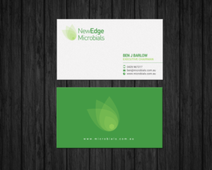 Business Card Design by chandrayaan.creative for New Edge Microbials | Design: #18614108