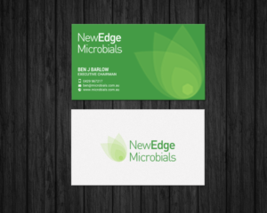 Business Card Design by chandrayaan.creative for New Edge Microbials | Design: #18614112