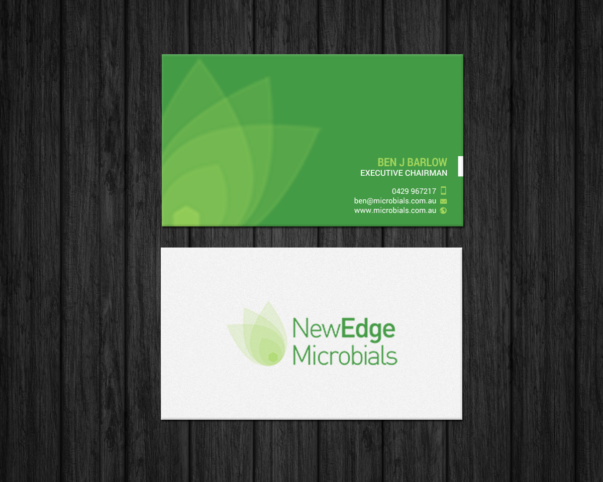 Business Card Design by chandrayaan.creative for New Edge Microbials | Design #18614115