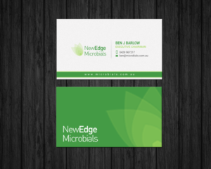 Business Card Design by chandrayaan.creative for New Edge Microbials | Design: #18614119