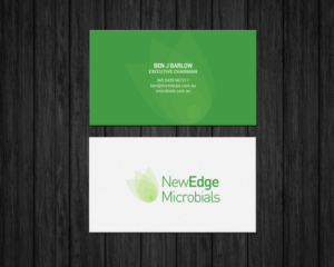 Business Card Design by chandrayaan.creative for New Edge Microbials | Design: #18614148