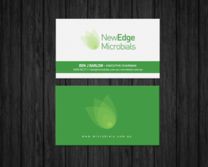 Business Card Design by chandrayaan.creative for New Edge Microbials | Design: #18614151