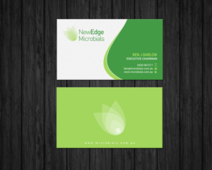 Business Card Design by chandrayaan.creative for New Edge Microbials | Design: #18614213