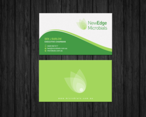 Business Card Design by chandrayaan.creative for New Edge Microbials | Design: #18614214