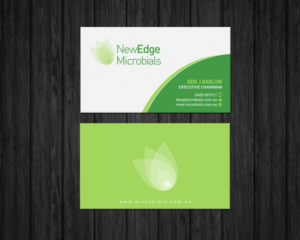 Business Card Design by chandrayaan.creative for New Edge Microbials | Design: #18614215