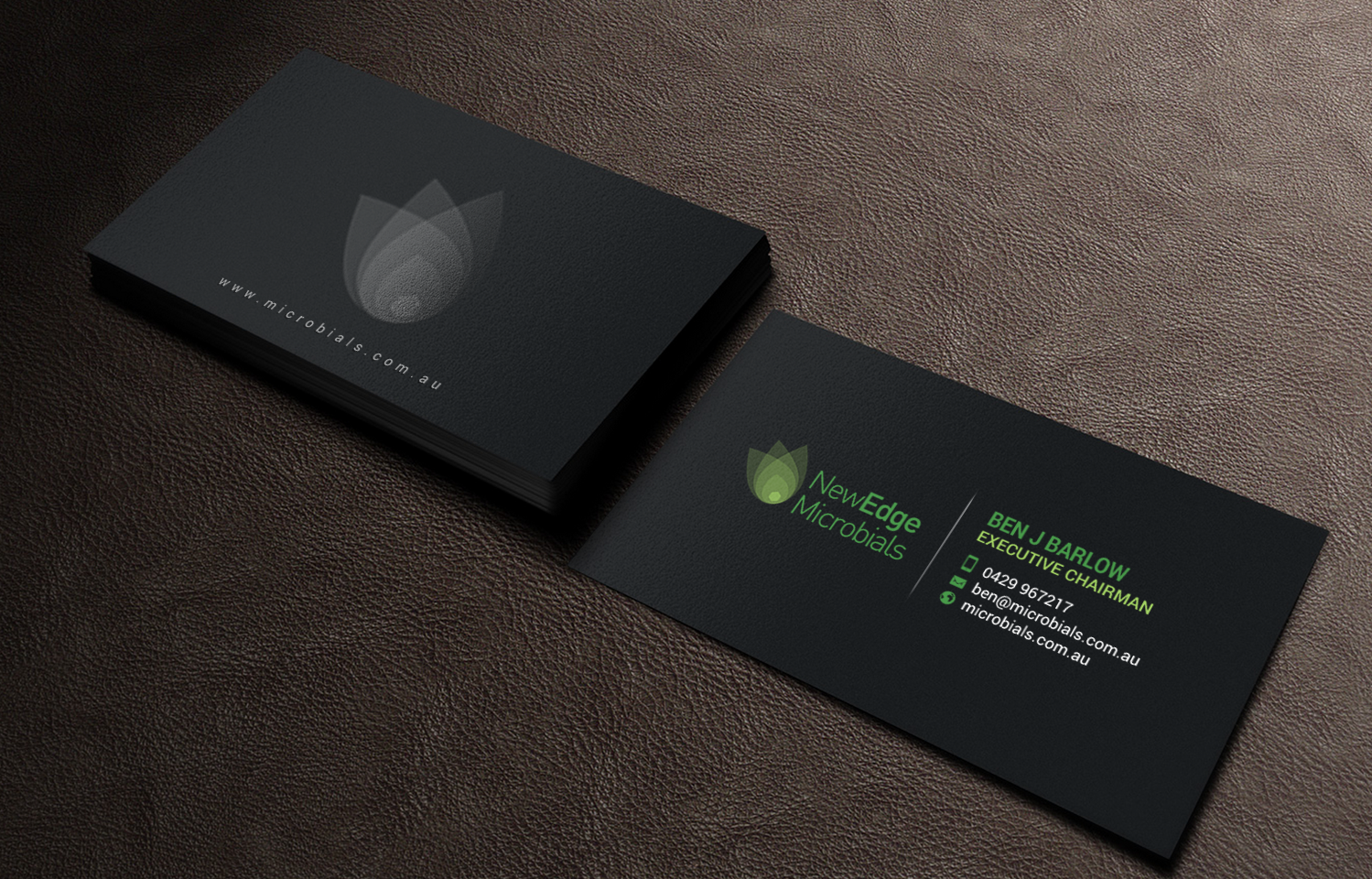 Visitenkarten-Design von chandrayaan.creative für New Edge Microbials | Design #18614217