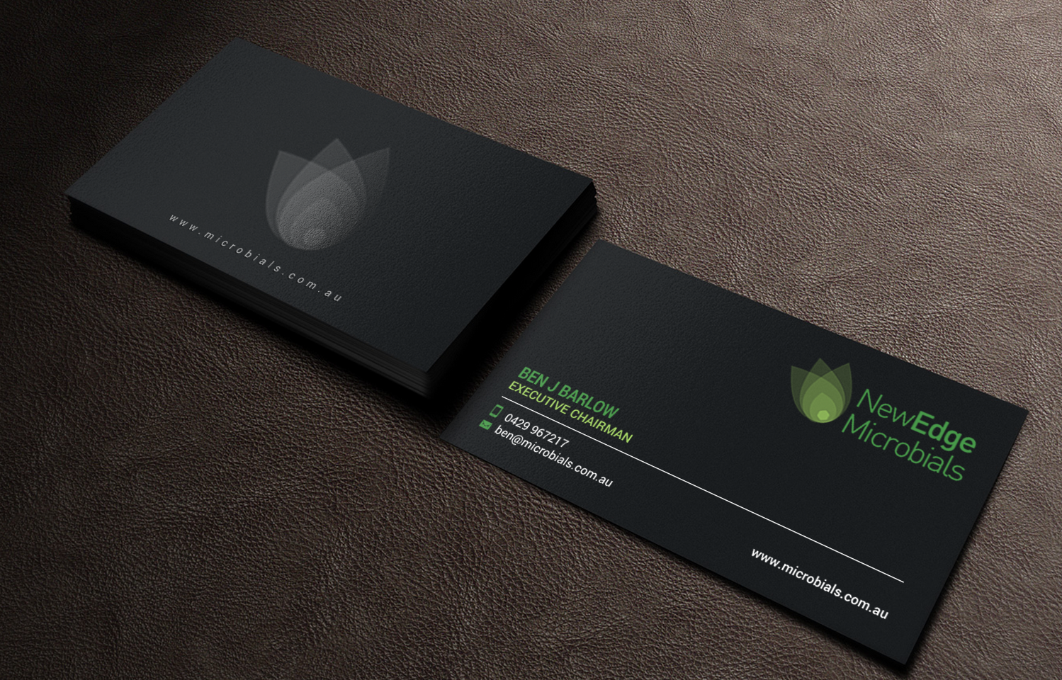 Business Card Design by chandrayaan.creative for New Edge Microbials | Design #18615336