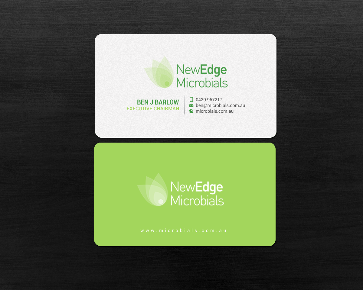 Design de Carte de Visite par chandrayaan.creative pour New Edge Microbials | Design #18615362