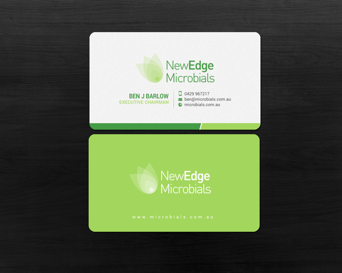 Design de Carte de Visite par chandrayaan.creative pour New Edge Microbials | Design #18615432