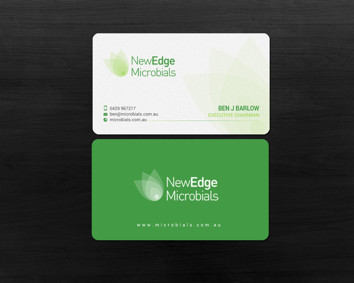 Business Card Design by chandrayaan.creative for New Edge Microbials | Design #18615462