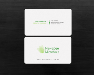 Business Card Design by chandrayaan.creative for New Edge Microbials | Design: #18615542