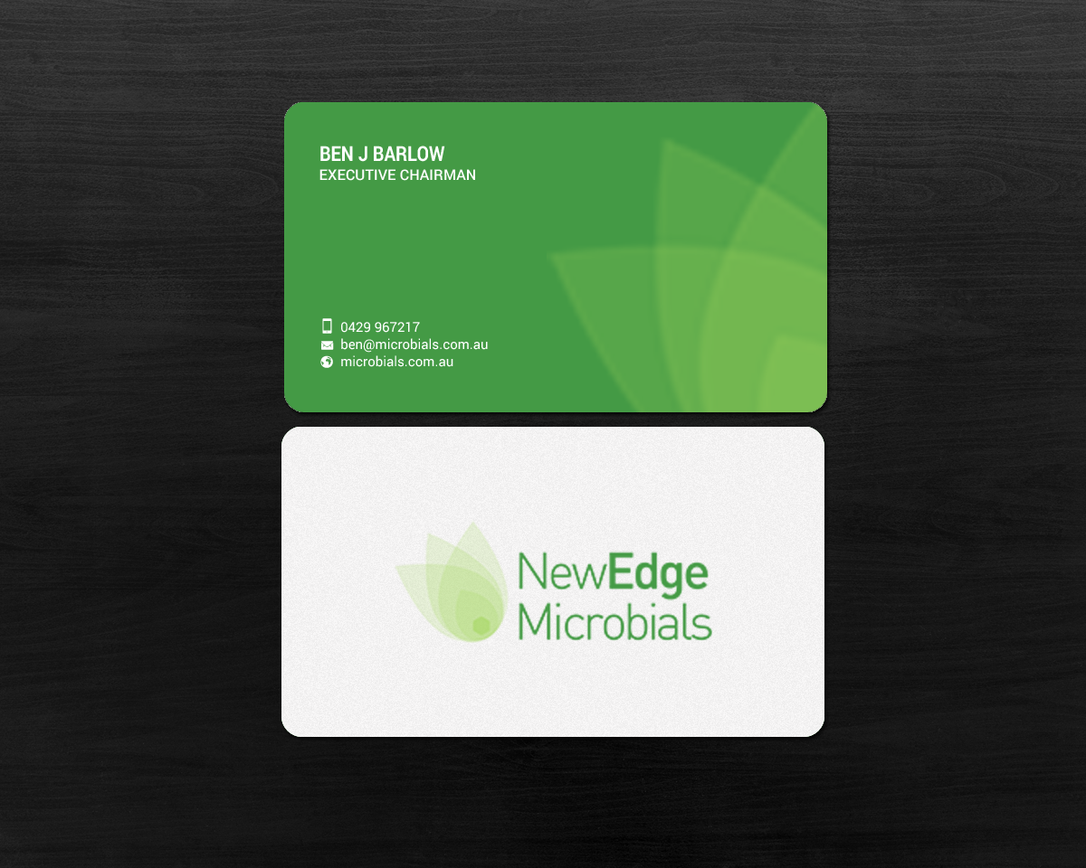 Business Card Design by chandrayaan.creative for New Edge Microbials | Design #18615545