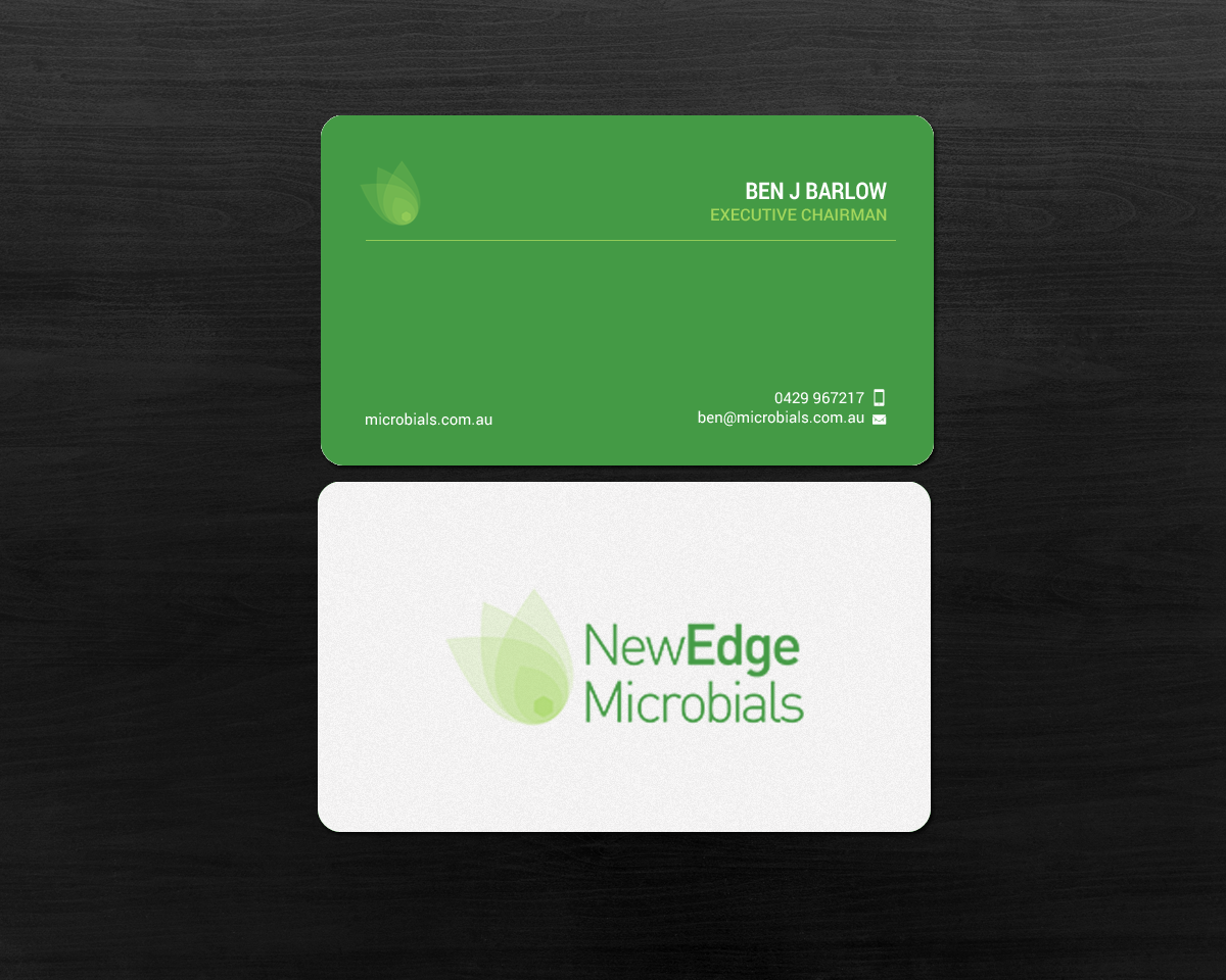 Business Card Design by chandrayaan.creative for New Edge Microbials | Design #18615574