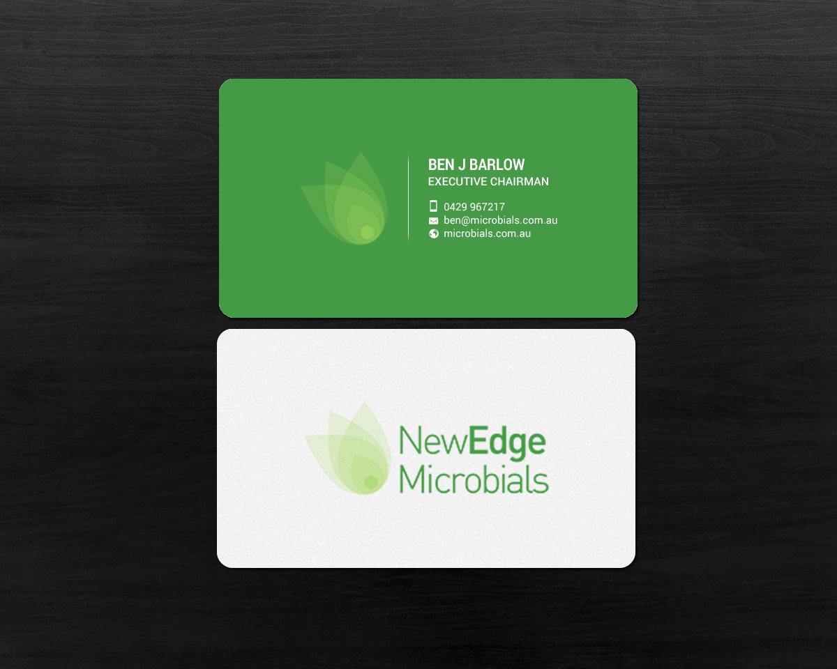 Business Card Design by chandrayaan.creative for New Edge Microbials | Design #18615575