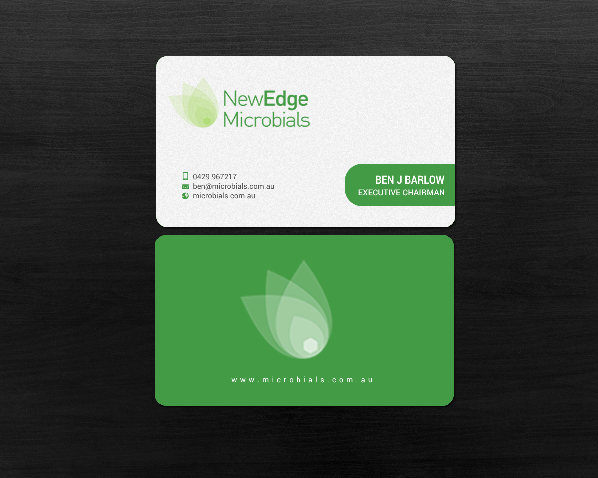 Design de Carte de Visite par chandrayaan.creative pour New Edge Microbials | Design #18615576