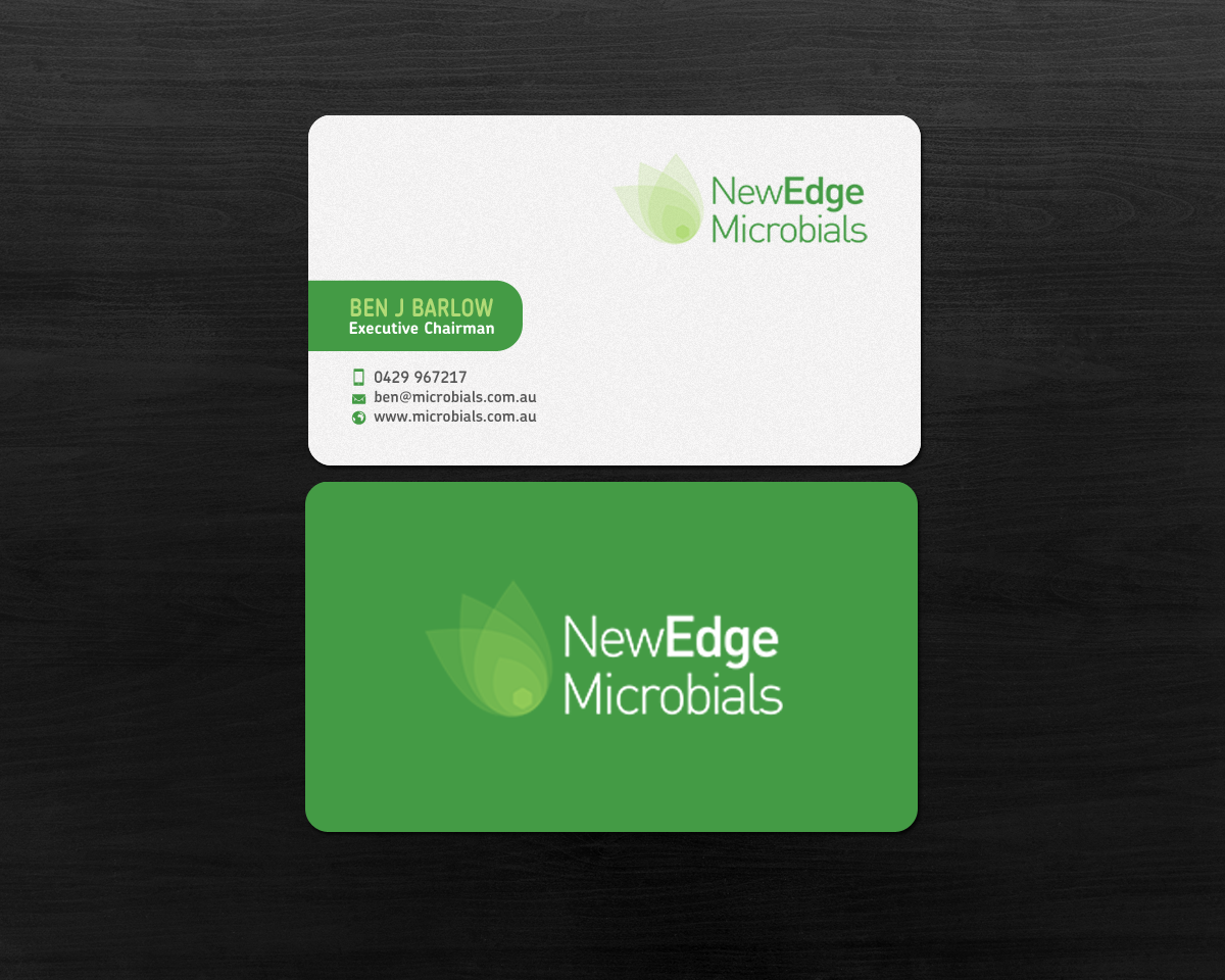 Business Card Design by chandrayaan.creative for New Edge Microbials | Design #18844237