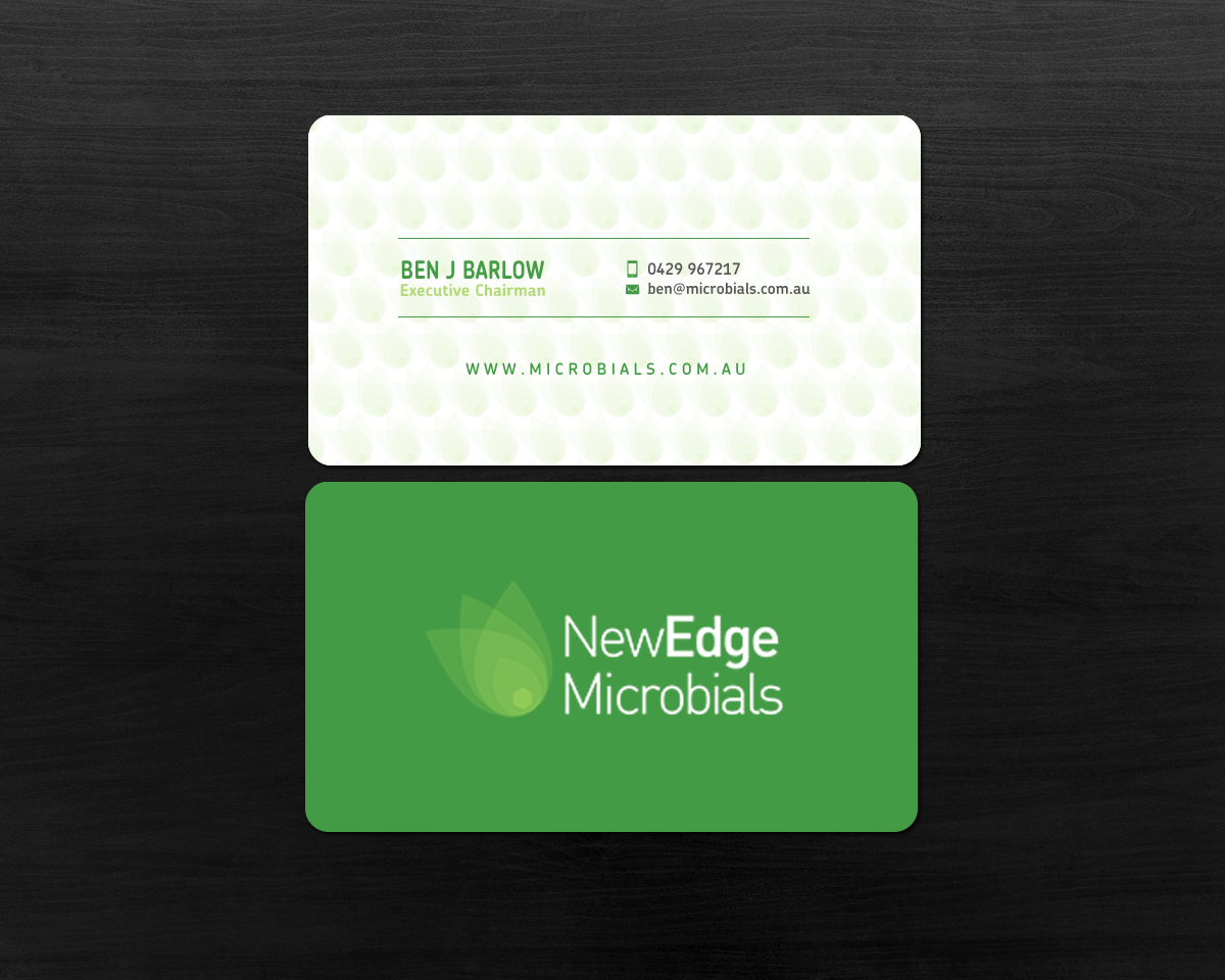 Design de Carte de Visite par chandrayaan.creative pour New Edge Microbials | Design #18844645