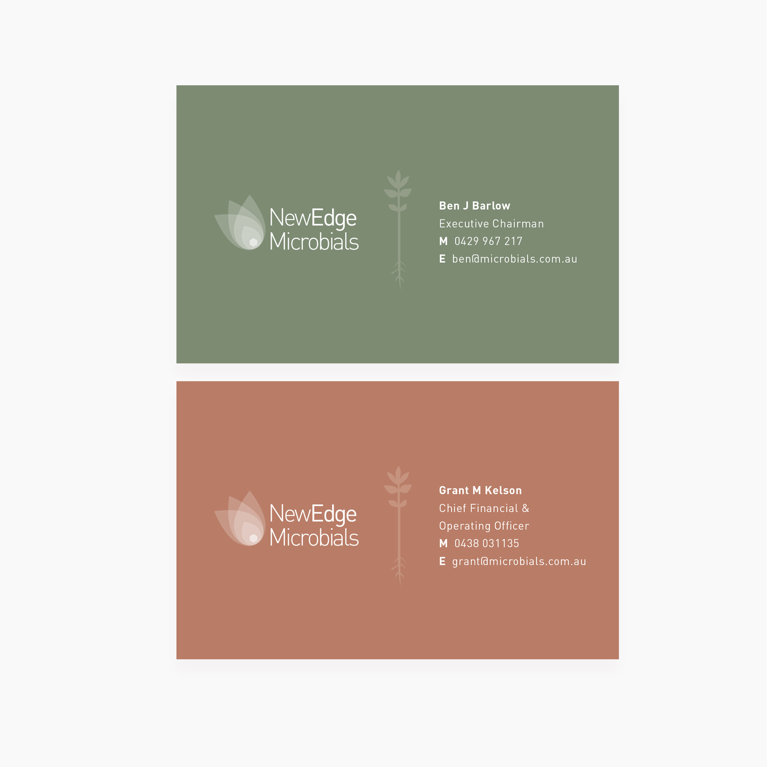 Business Card Design by its.erin for New Edge Microbials | Design #18628493