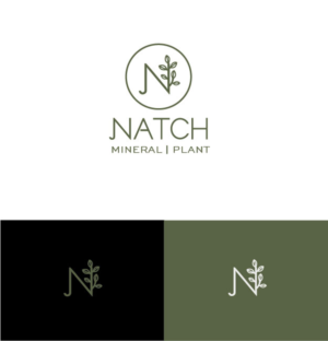 Natch  Mineral | Plant | Logo Design by Birdcage