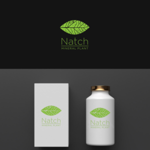 Natch  Mineral | Plant | Logo Design by Lesia_Olesia
