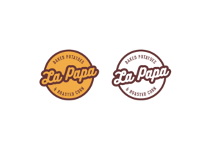 La Papa: Baked Potatoes & Roasted Corn | Logo Design by wonderland