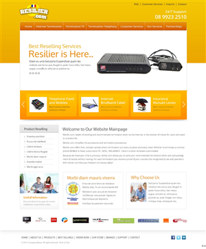 Web Design by pb for Elyatel | Design: #2847024