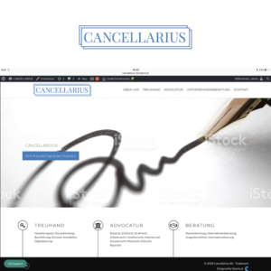Logo Design by Sujit Banerjee for Cancellarius AG | Design: #18615882