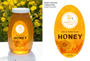 Honey Bottle Labels for Honey Business | Label Design by MDesigns ™
