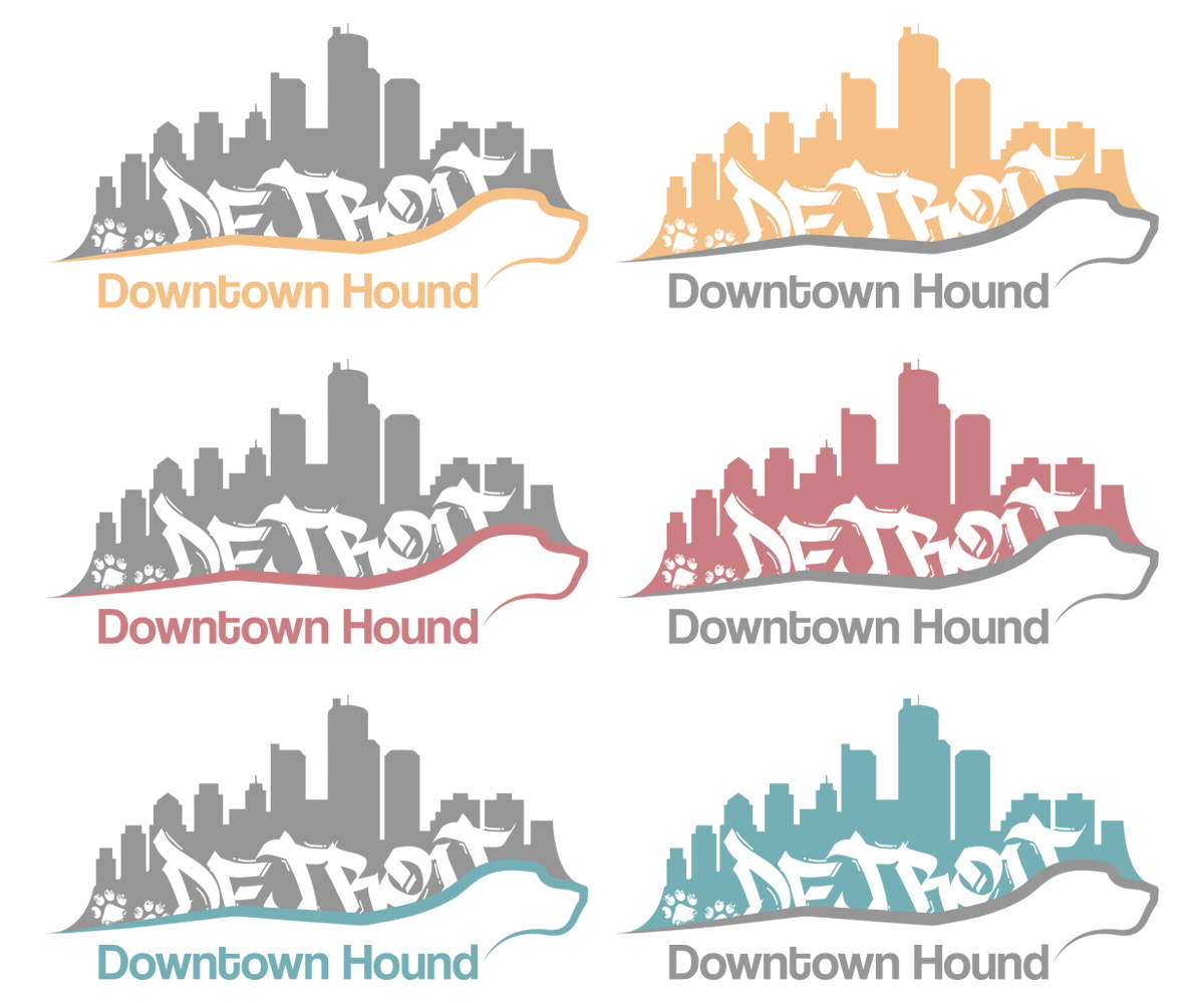 Logo Design by lubka.dimitrova for Downtown Hound | Design #18718517