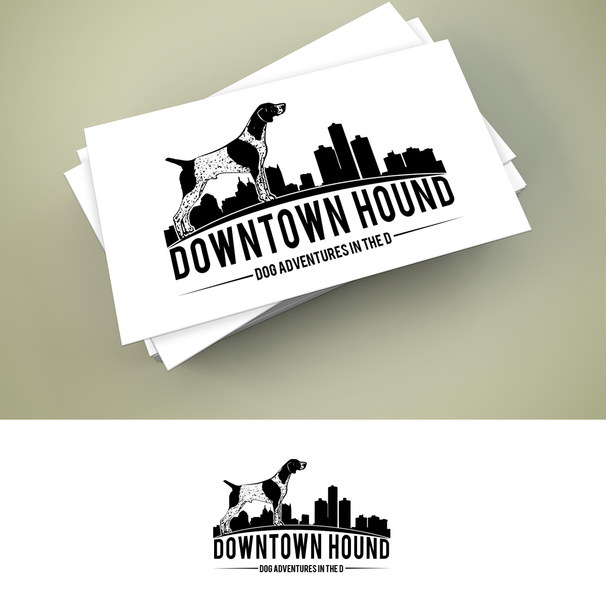 Logo Design by ClearDesign for Downtown Hound | Design #18788876